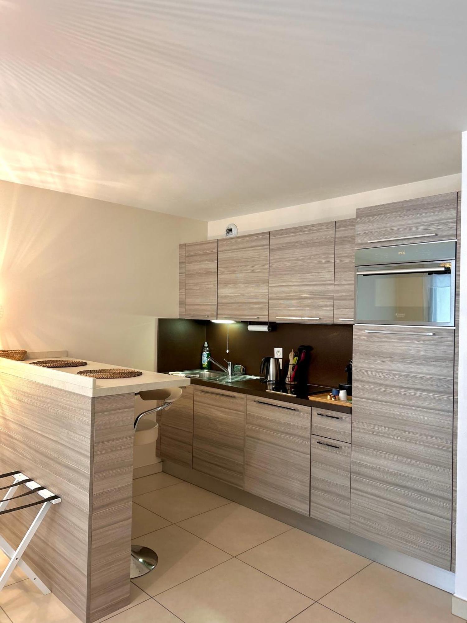 Studio Neuf - Portes De Monaco - Confort - Wifi - Clim エクステリア 写真